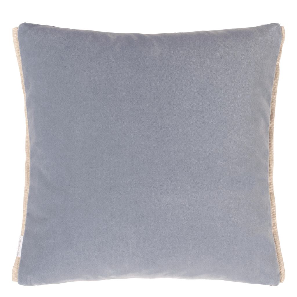 Varese Indigo Smoke Cushion - Reverse