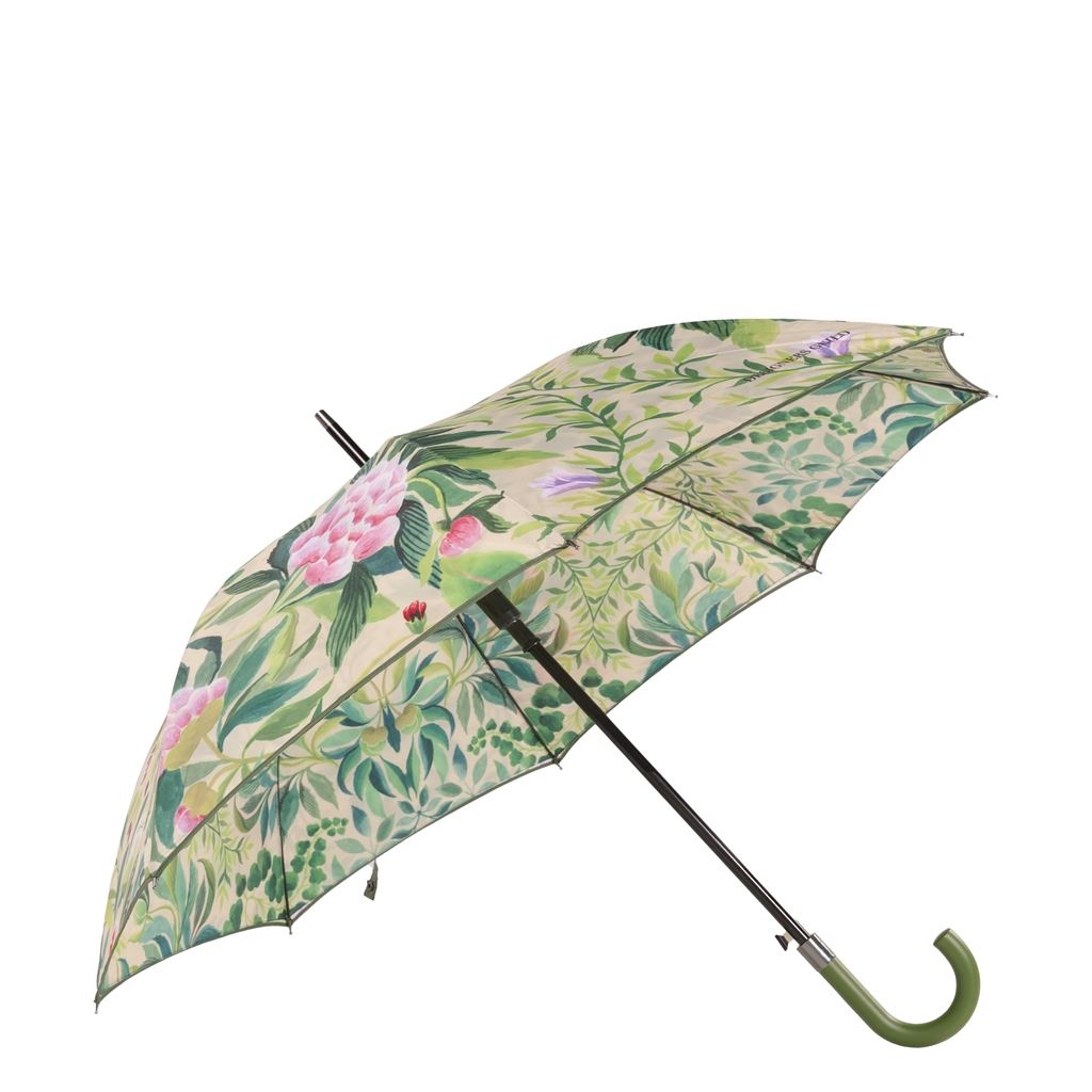 Ikebana Damask Fuchsia Large Umbrella