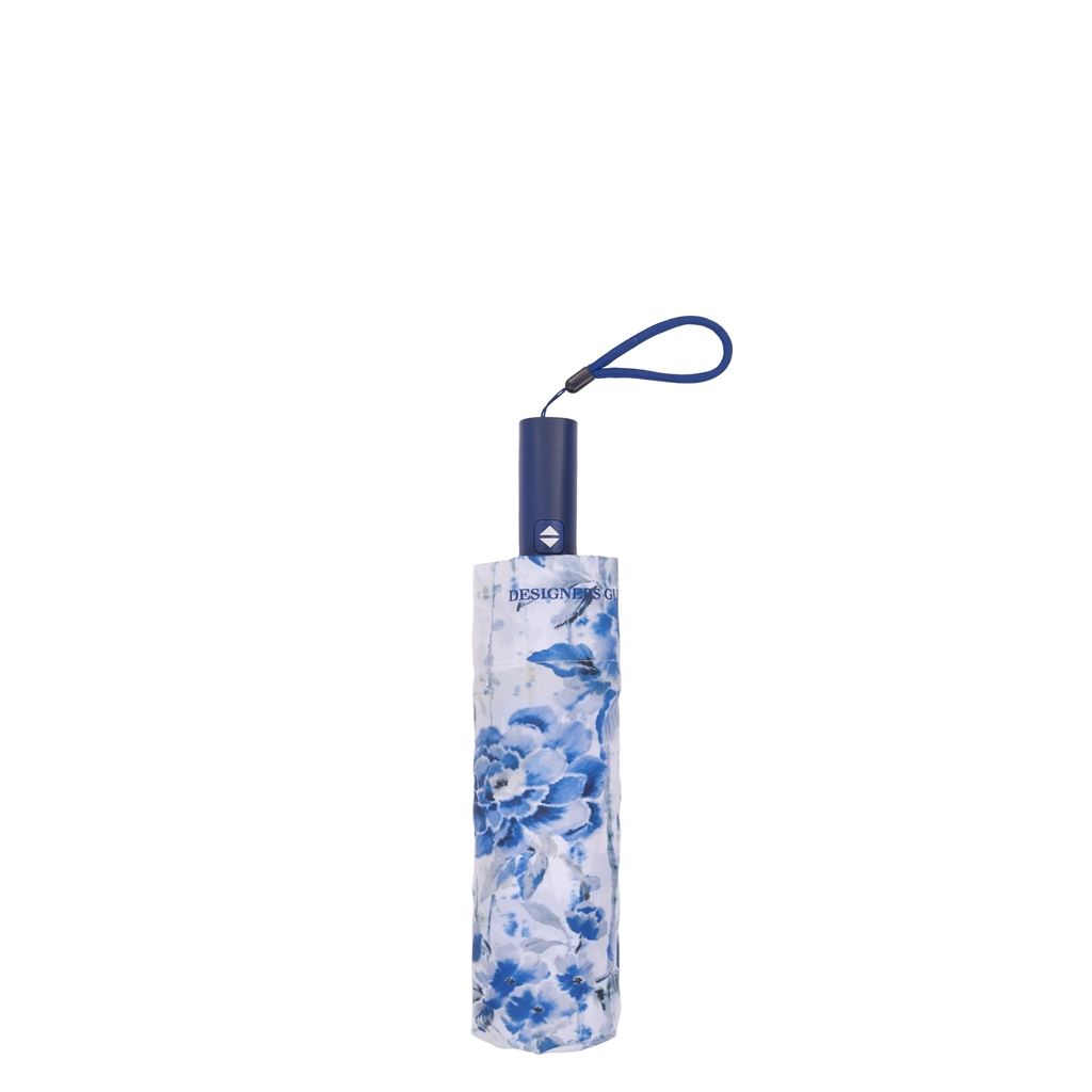 Kyoto Flower Indigo Compact Umbrella