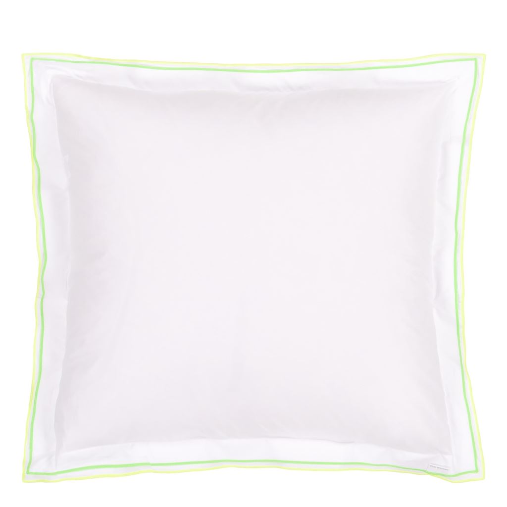 Astor Lime European Pillowcase