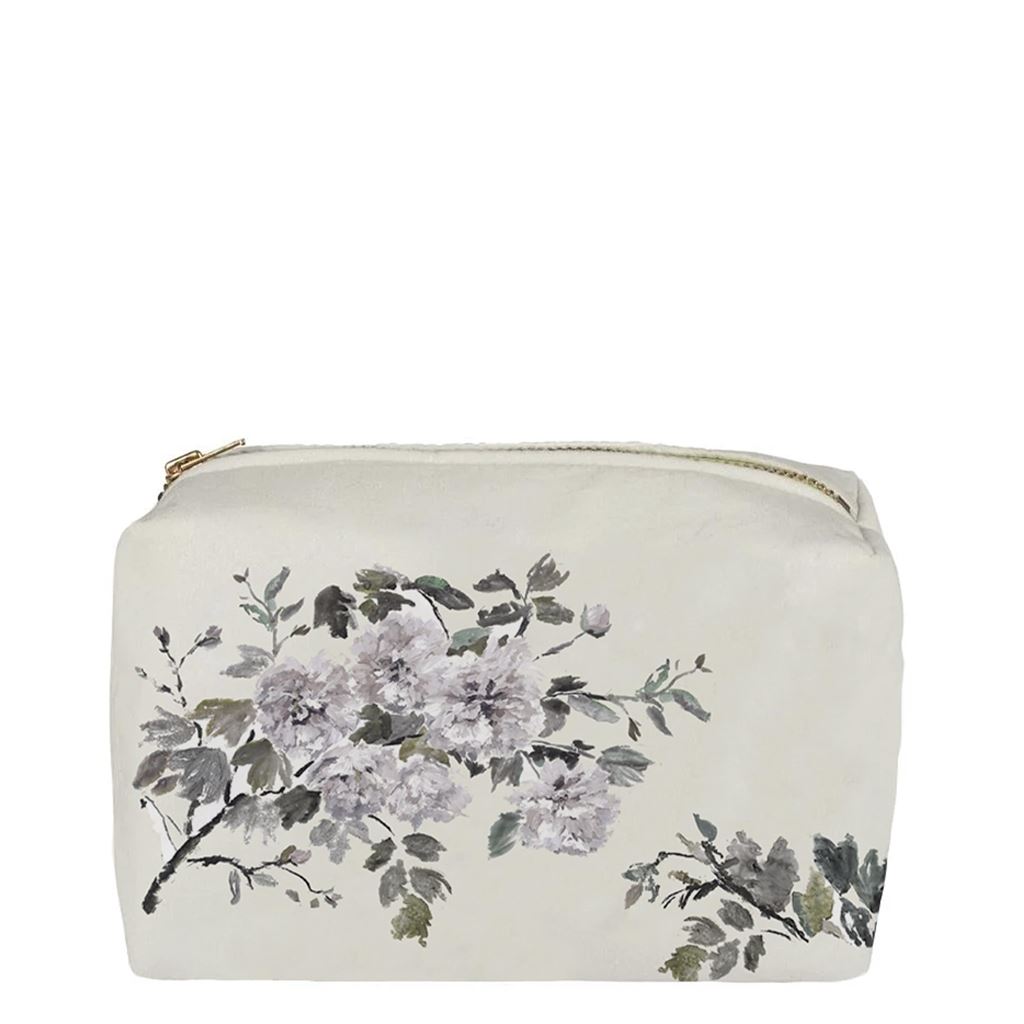 Shanghai Garden Ecru Medium Washbag