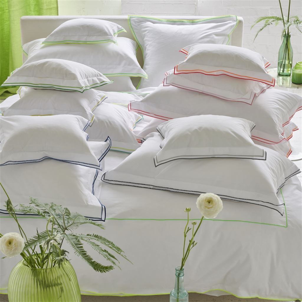 Astor Lime Cotton Bed Linen