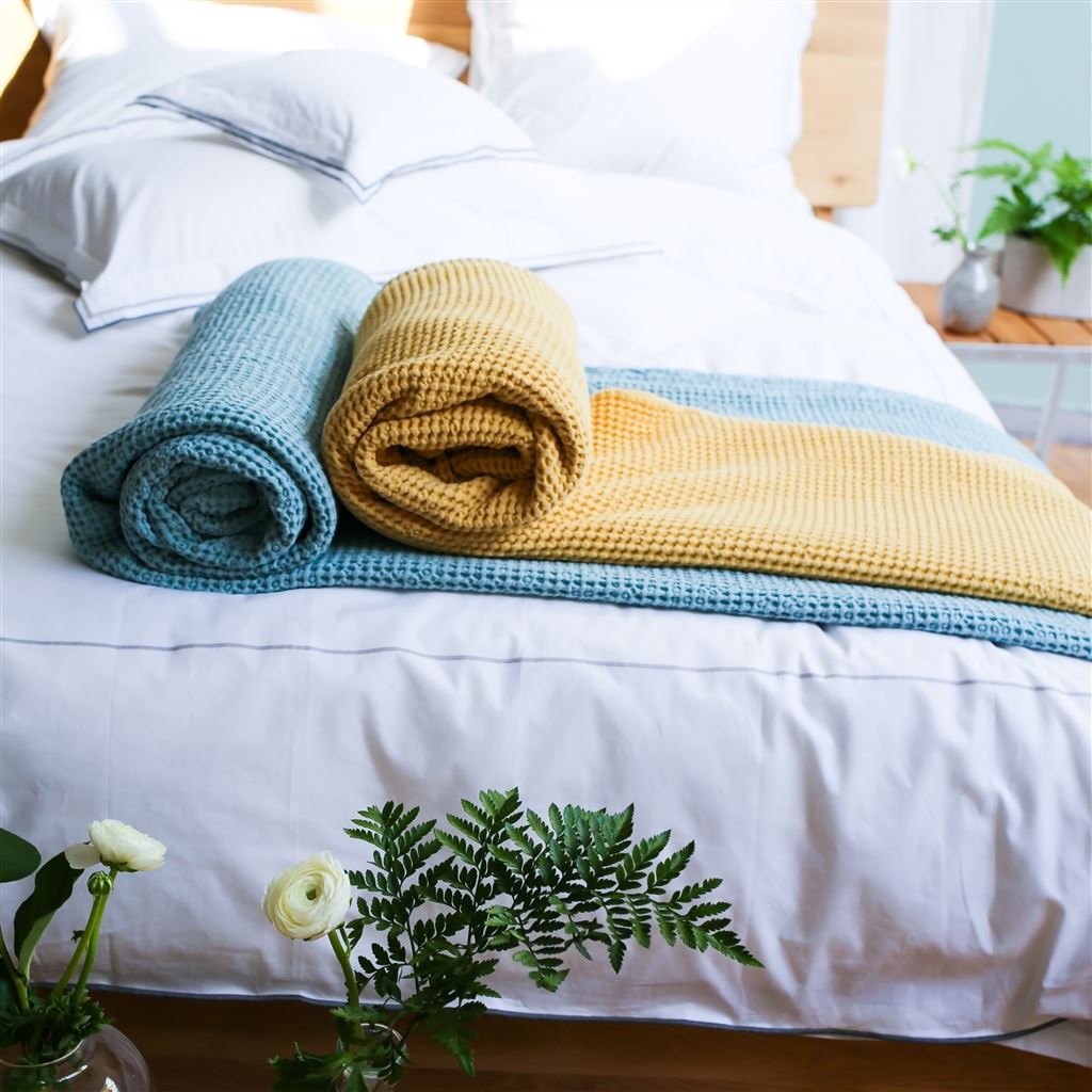 Alba Porcelain Cotton Throw