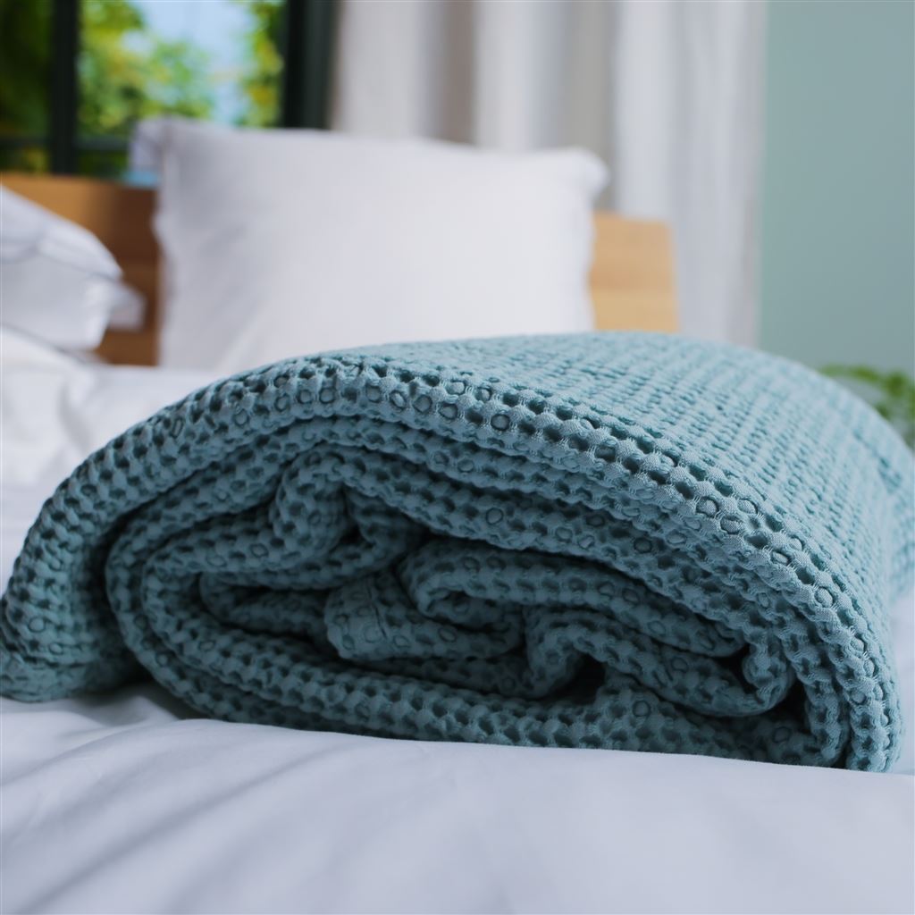 Alba Porcelain Cotton Throw