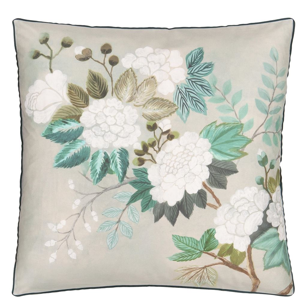 Fleur Orientale Celadon European Pillowcase