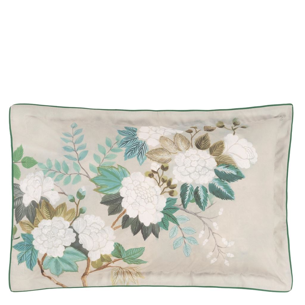 Fleur Orientale Celadon Standard Pillowcase