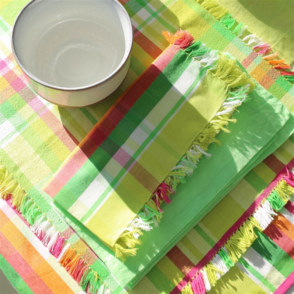 Madrasi Mimosa Table Linen