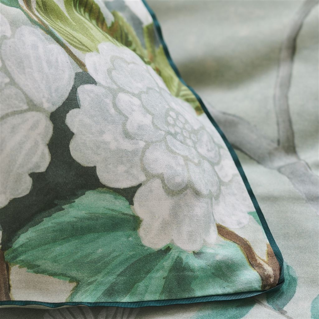 Linge de Lit Fleur Orientale Celadon 