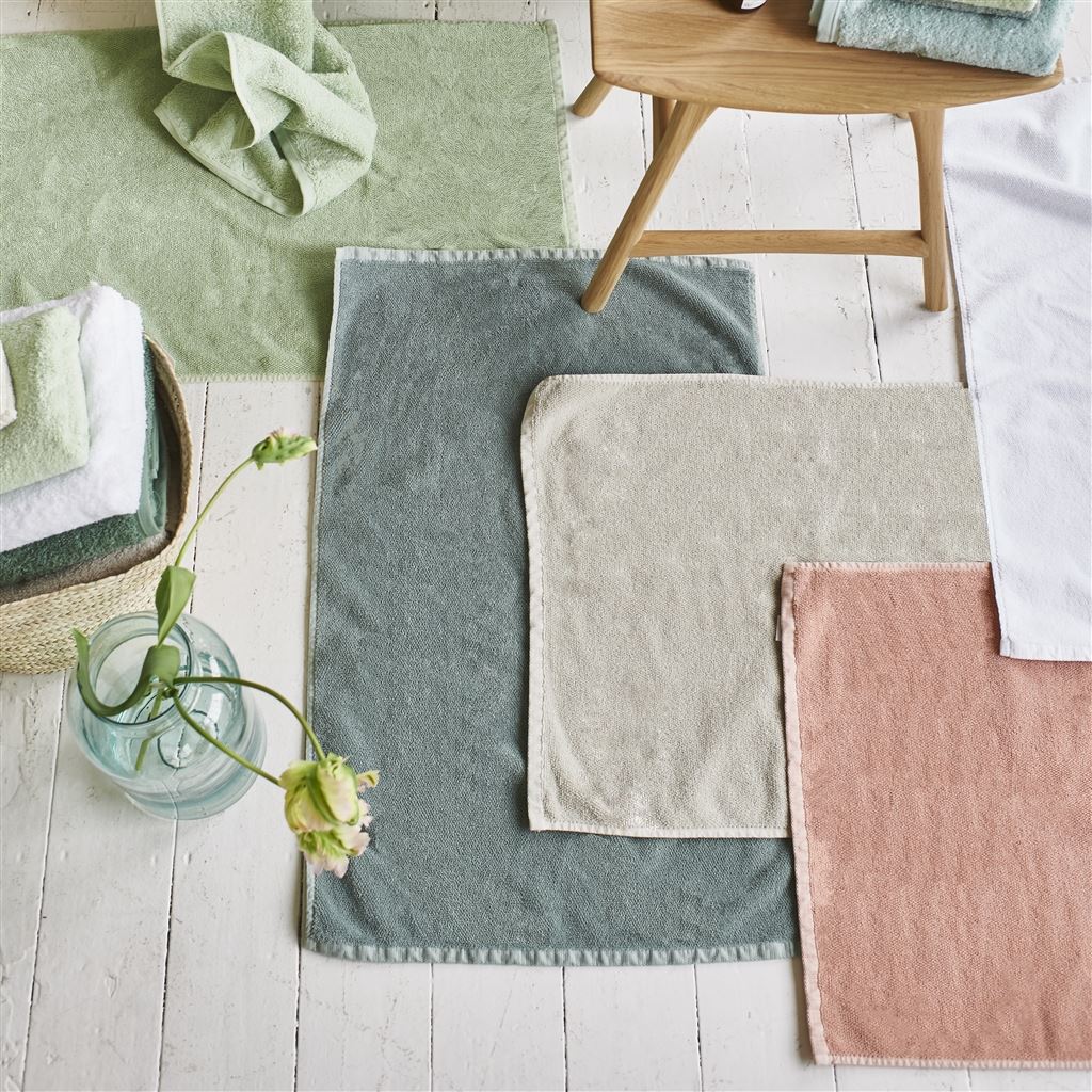 Loweswater Antique Jade Organic Cotton Bath Mat