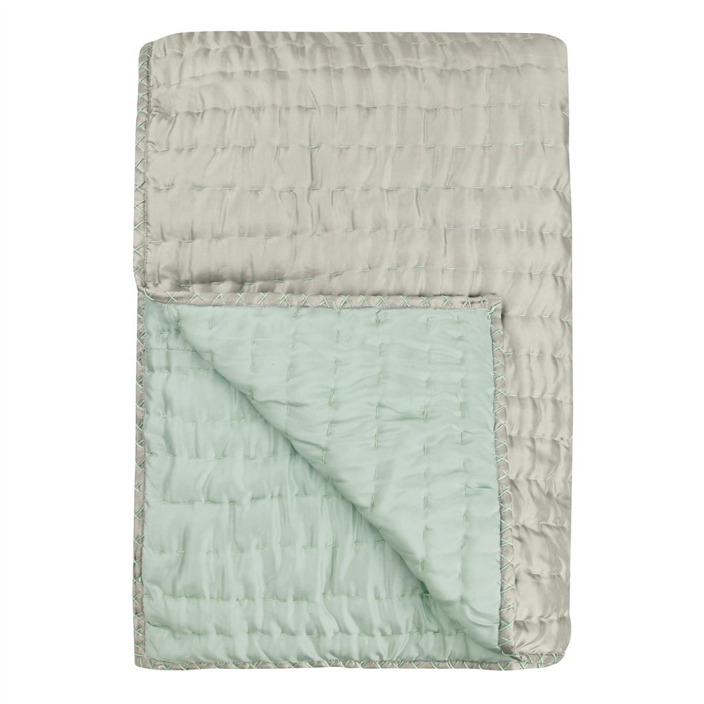 Chenevard Pebble & Duck Egg Large Quilt