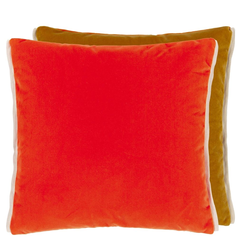 Varese Zinnia & Ochre Cushion