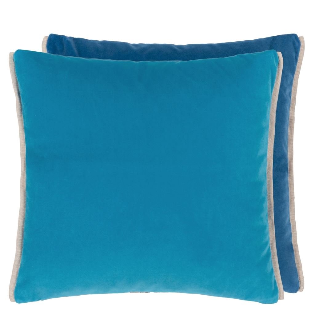 Varese - Azure & Teal - Cushion - 43x43cm - Without Pad