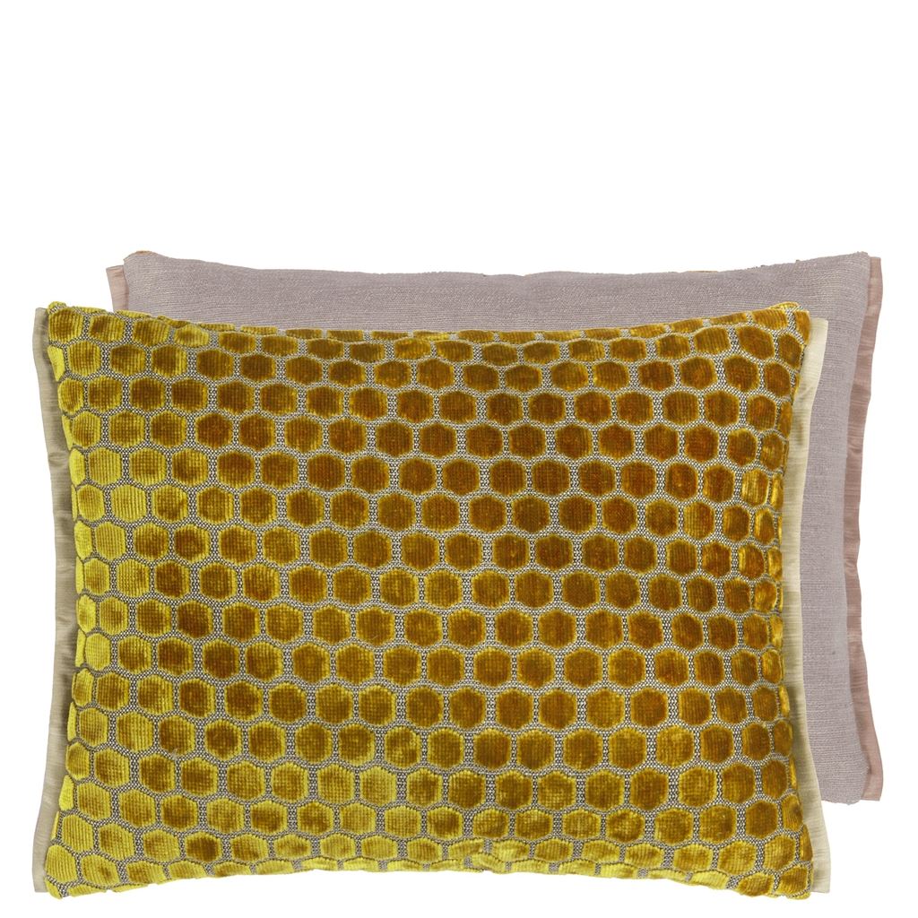 Jabot - Mustard - Cushion - 30x40cm - Without Pad