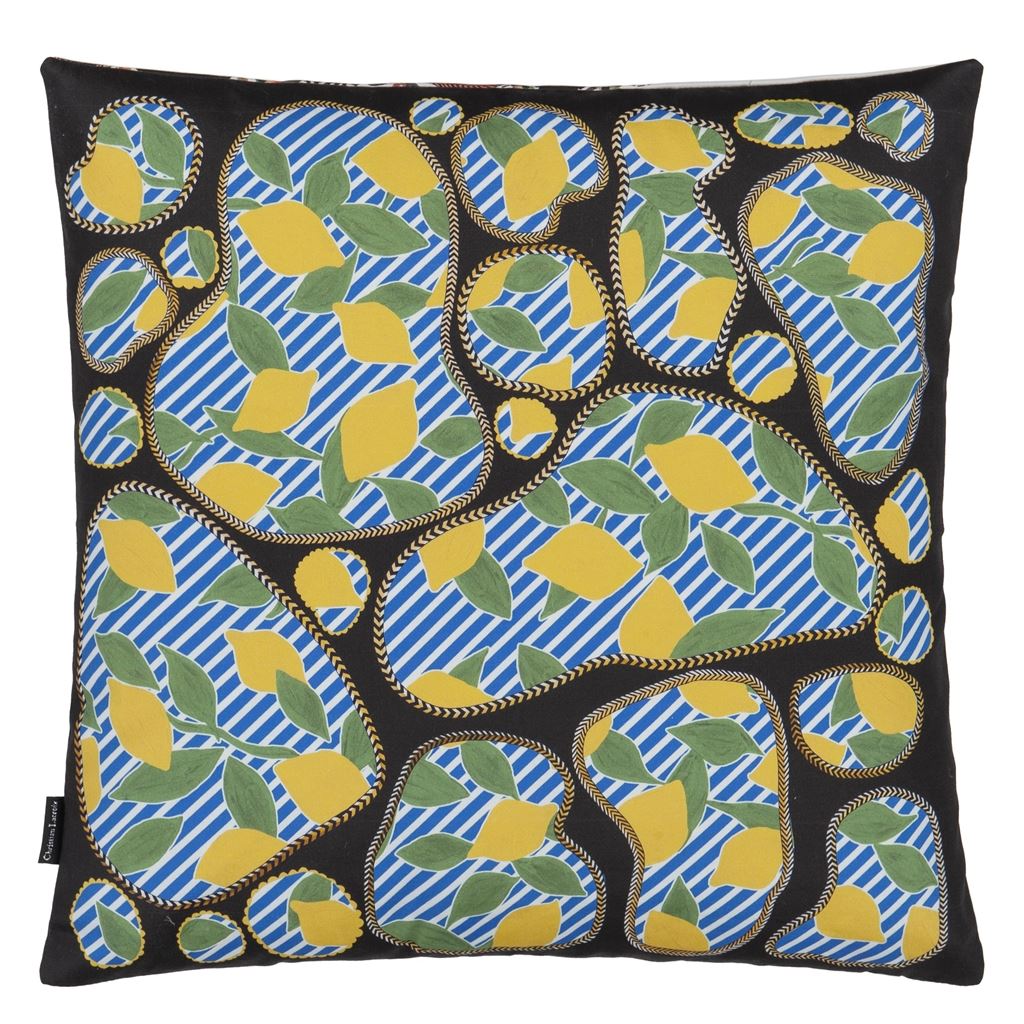 Lemon Pebbles Citron Cushion