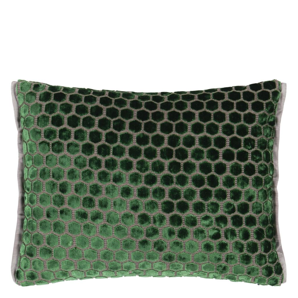 Jabot Emerald Cushion