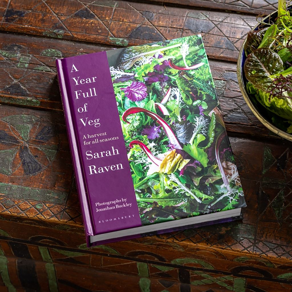 "A Year Full of Veg" book by Sarah Raven