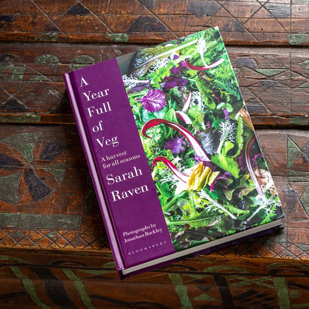 "A Year Full of Veg" book by Sarah Raven 