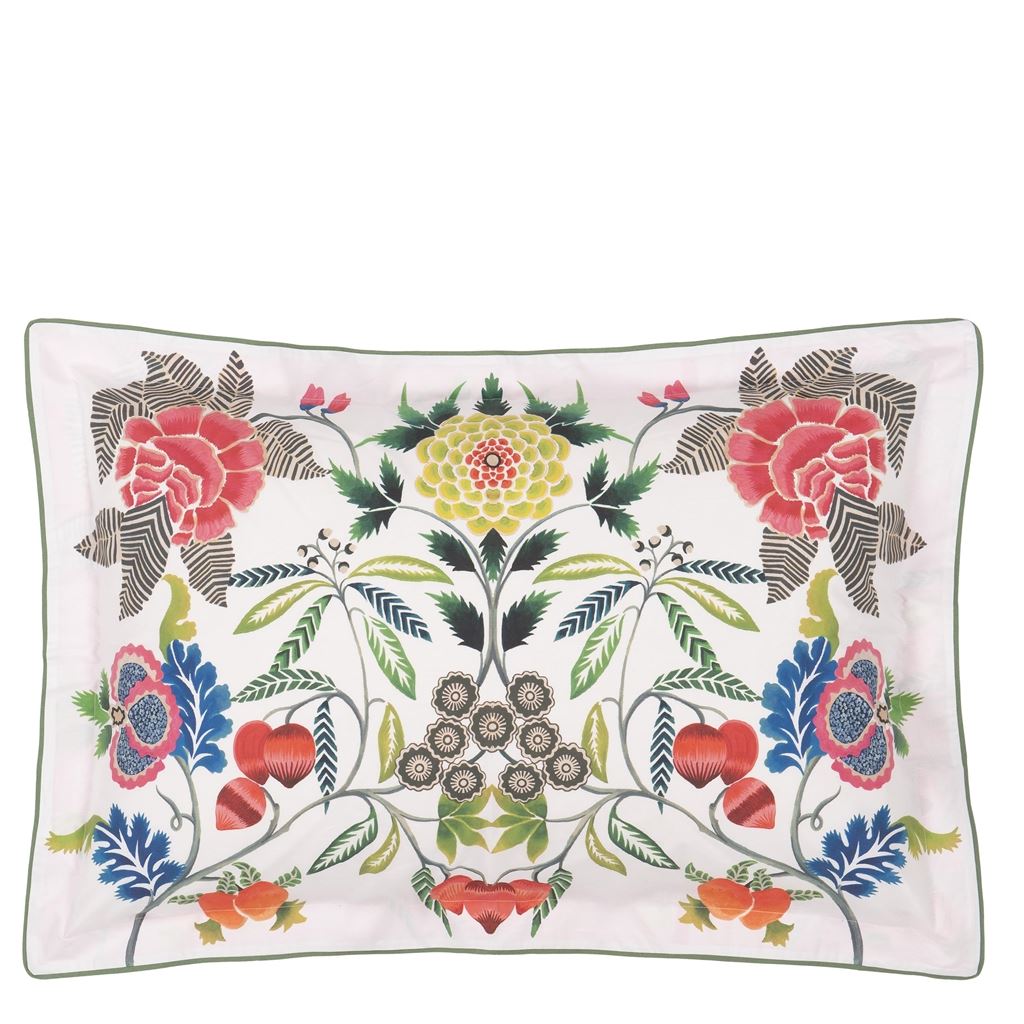 Brocart Decoratif Fuchsia Pack of 2 Pillowcase