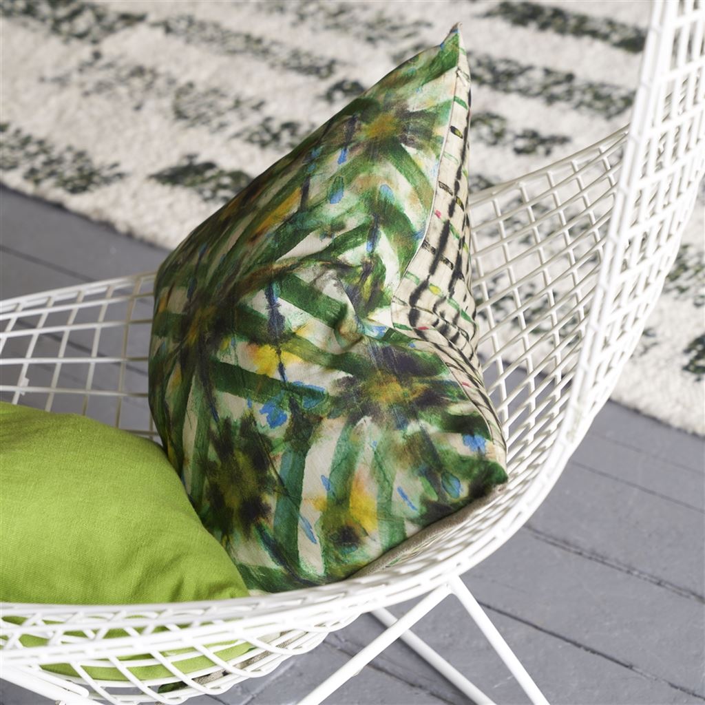 Parquet Batik Forest Cotton Cushion