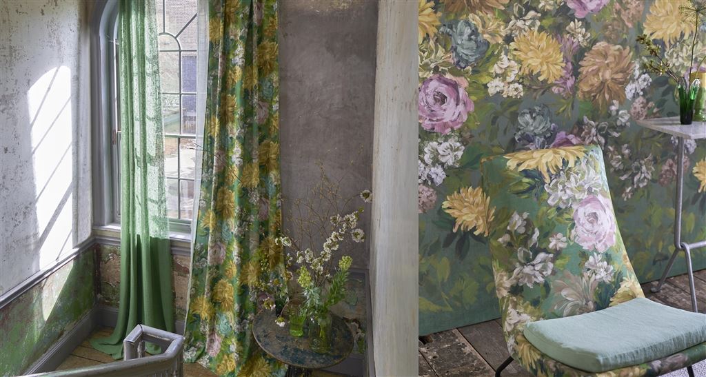FLORAL UPHOLSTERY FABRICS