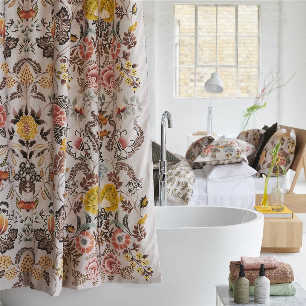 Brocart Decoratif Sepia Shower Curtain