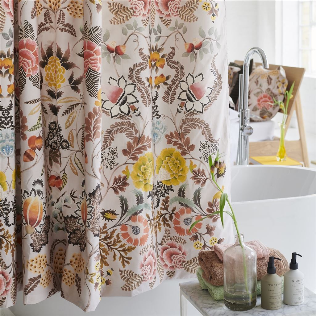 Brocart Decoratif Sepia Shower Curtain