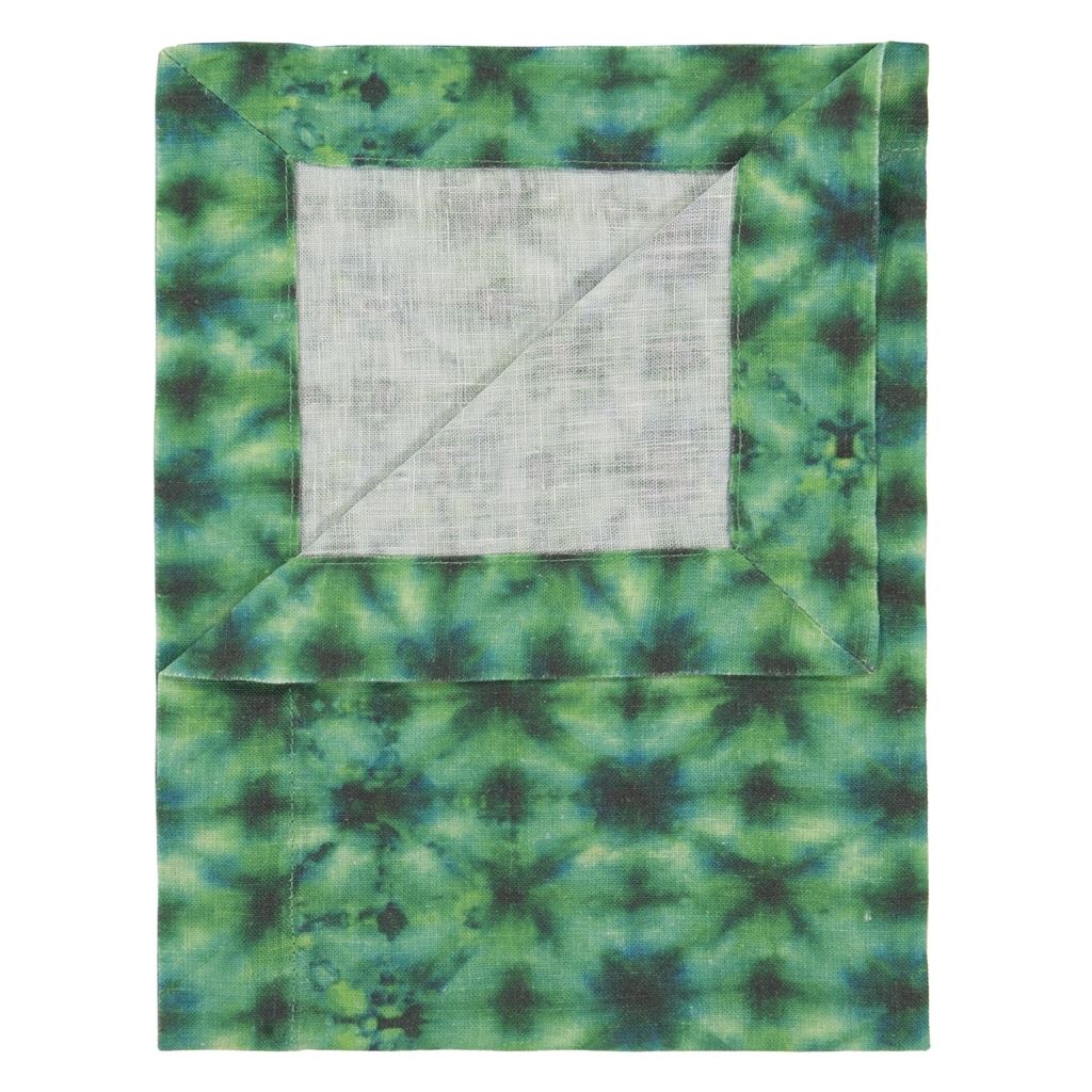 Shibori Emerald Placemats - Set of 4