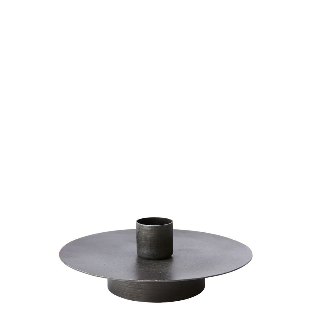 Small Grey Thomas Candle Holder