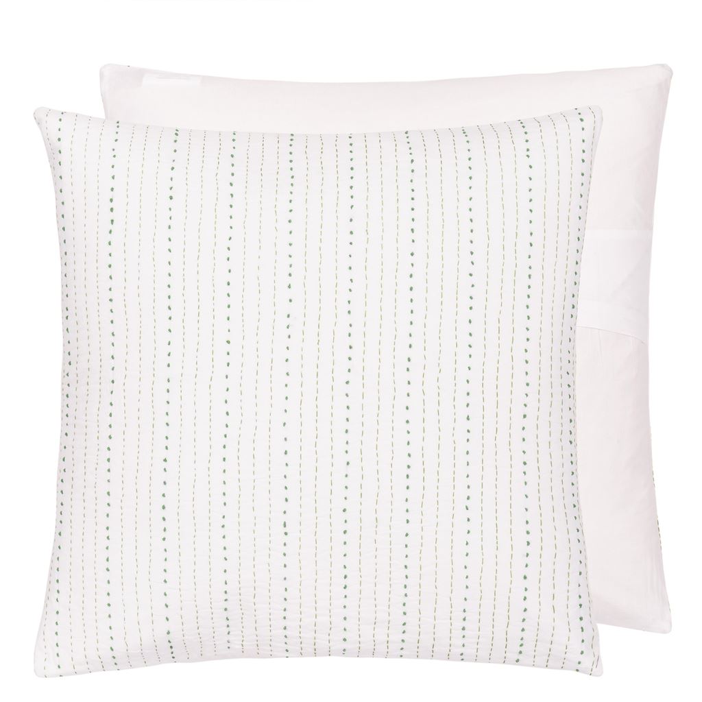 Emerald Stitched Cushion