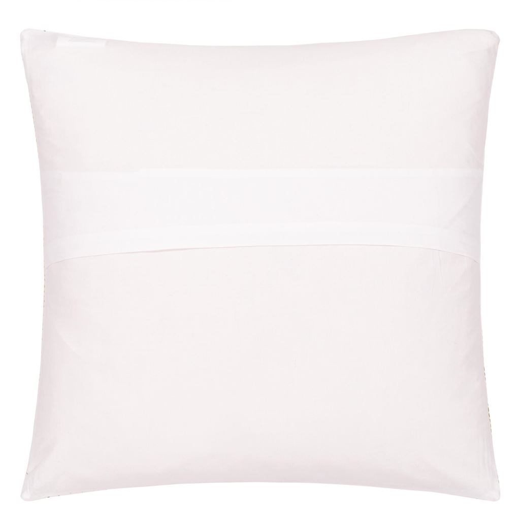 Fuchsia Stitched Cushion - Reverse