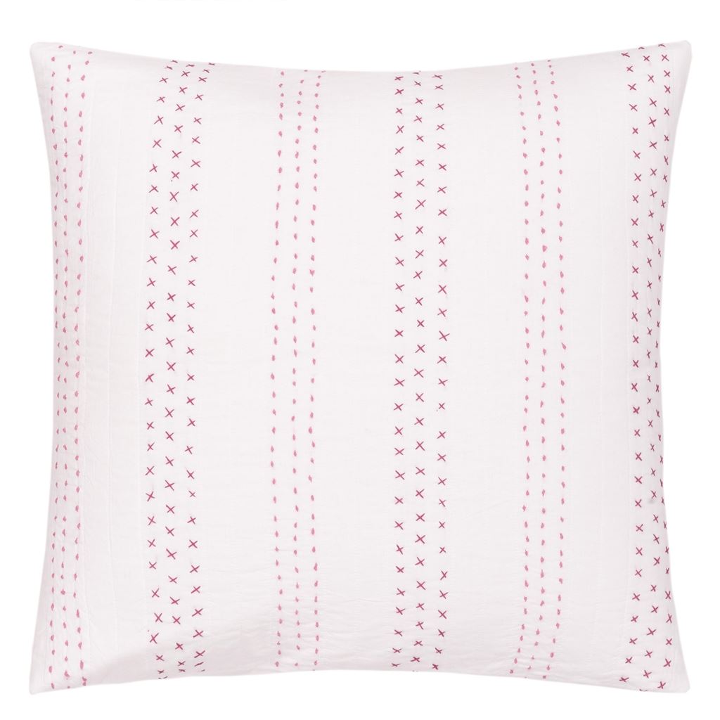 Fuchsia Stitched Cushion