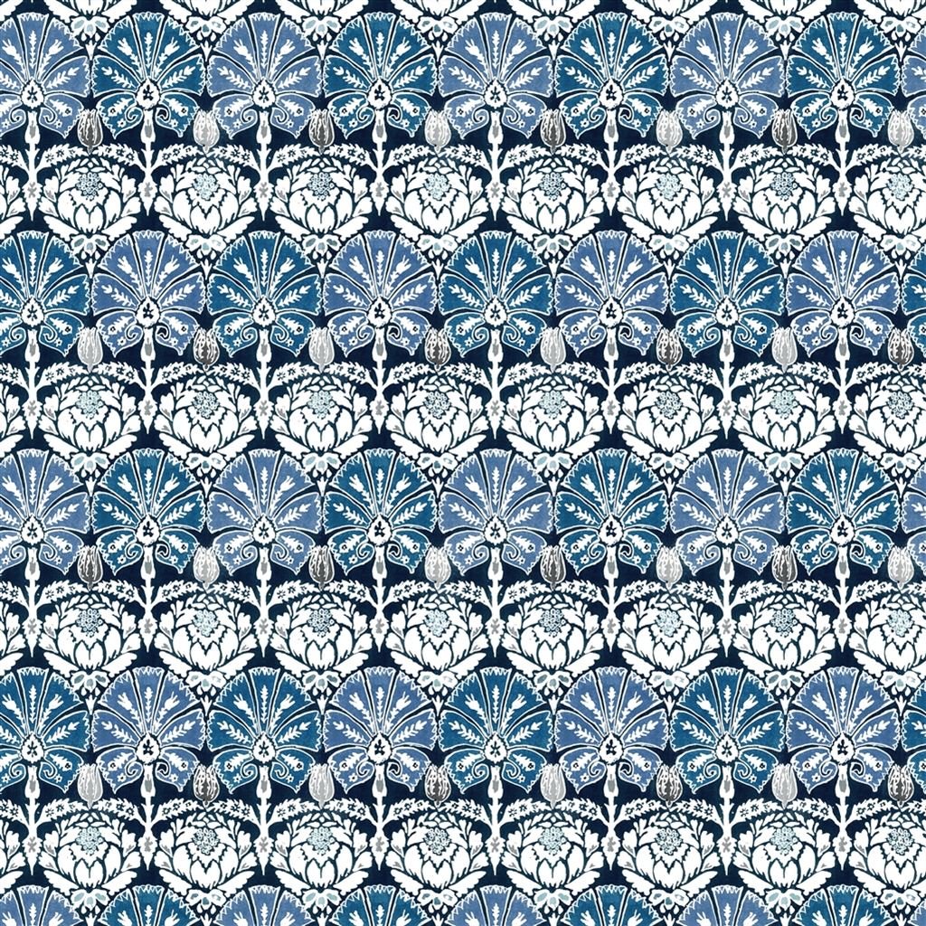 ottoman damask - indigo