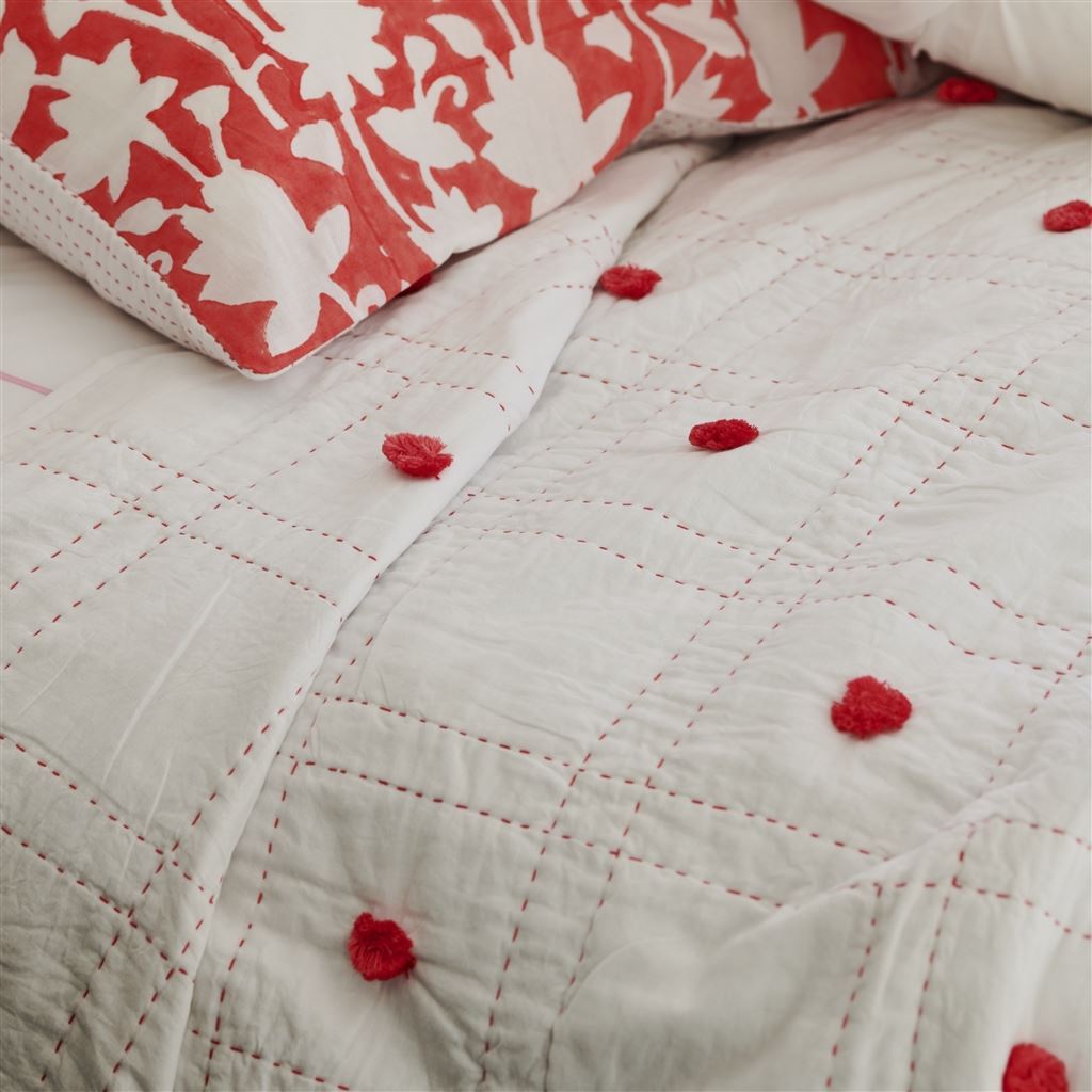 Geranium Tufted Quilt