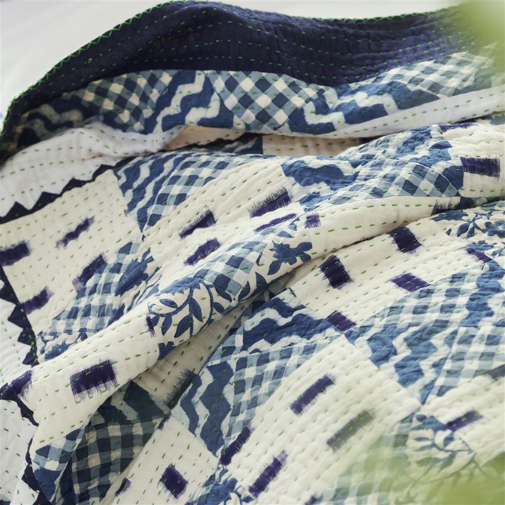 Indigo Patchwork Quilt