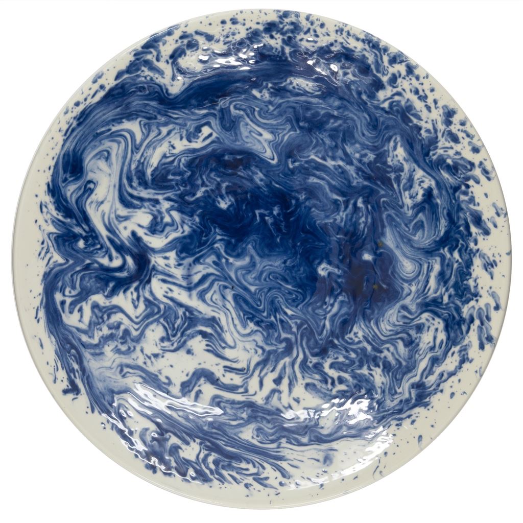 Slick & Sleet Indigo Medium Serving Bowl