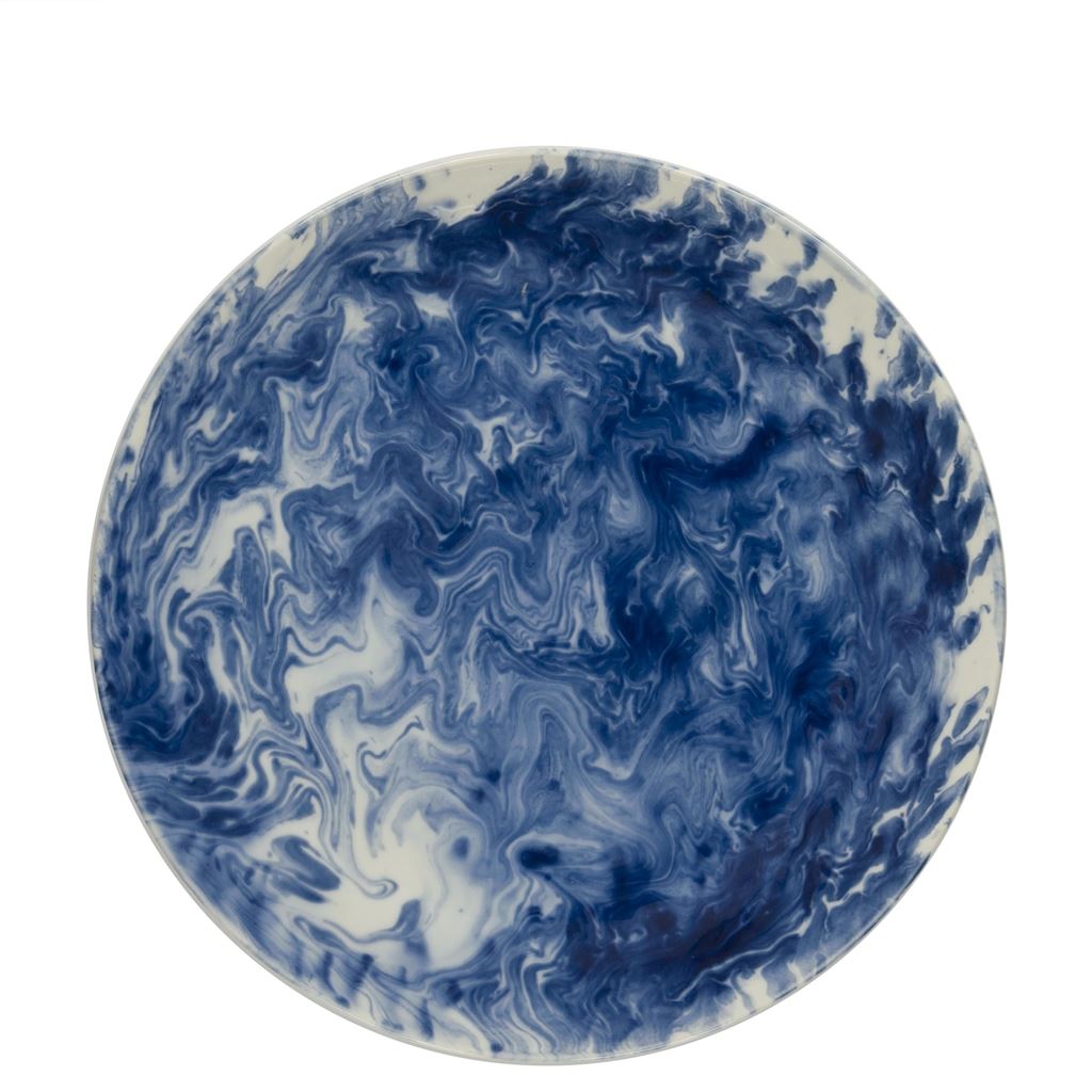 Slick & Sleet Indigo Dinner Plate