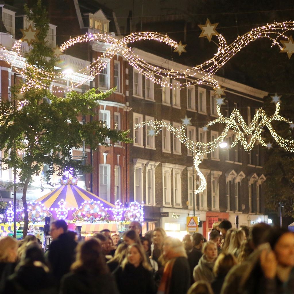 MARYLEBONE HIGH STREET CHRISTMAS LIGHTS 