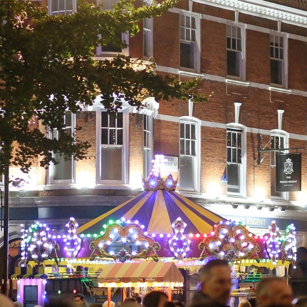 MARYLEBONE HIGH STREET CHRISTMAS LIGHTS 