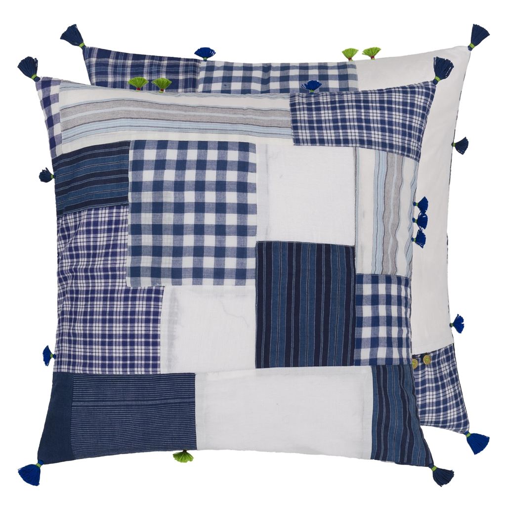 Small Injiri Patchwork Cushion Multi 