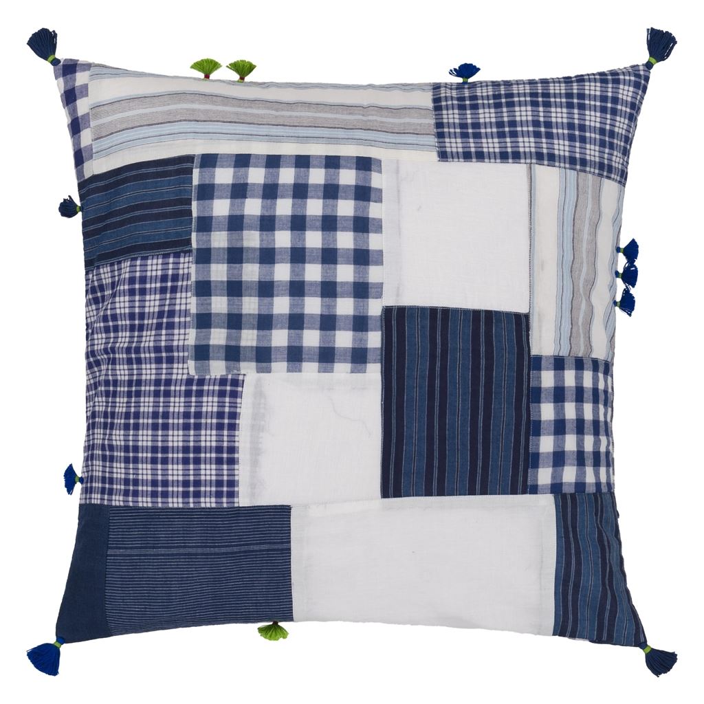 Small Injiri Patchwork Cushion Multi 