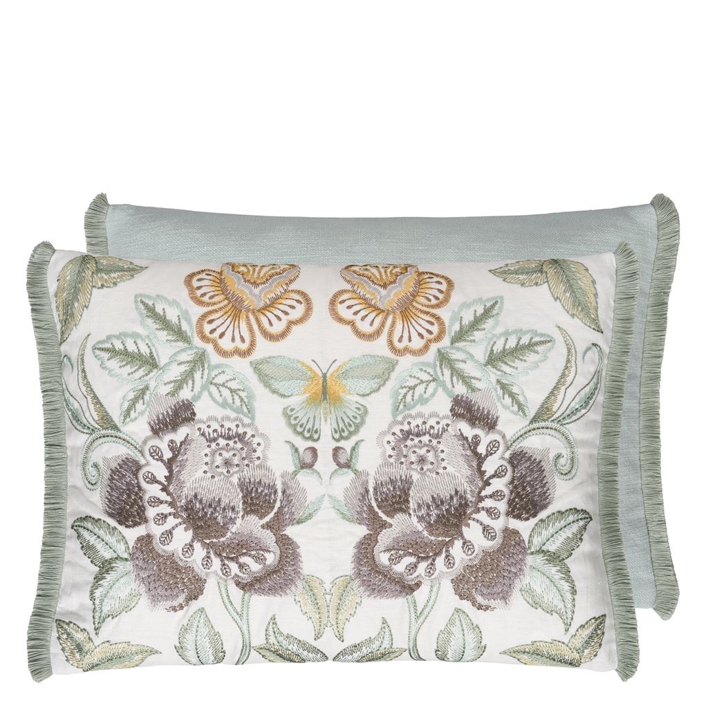 Isabella Embroidered Cameo Cushion