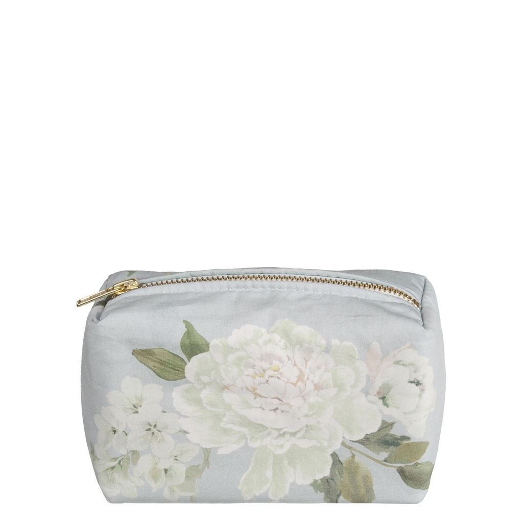 fleurs blanche platinum small washbag