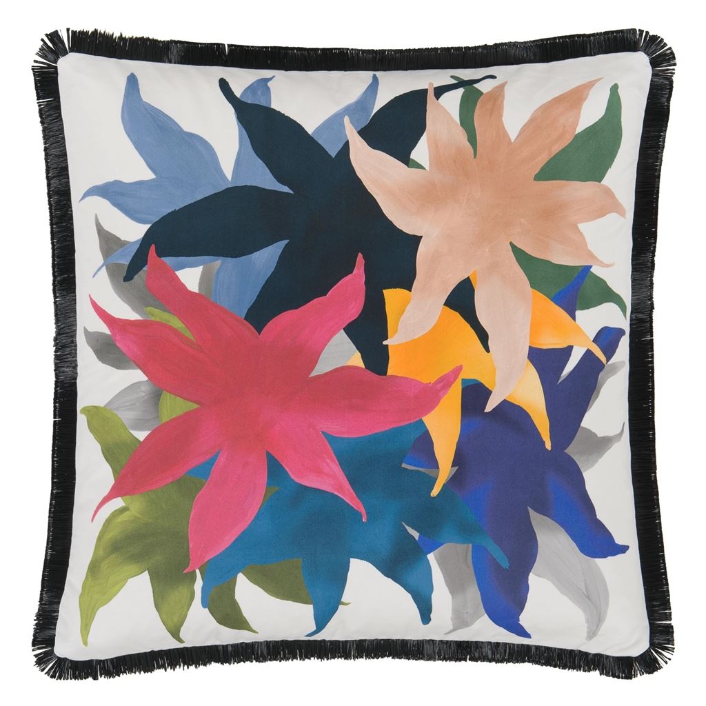 Iris des Marais Craie Cushion