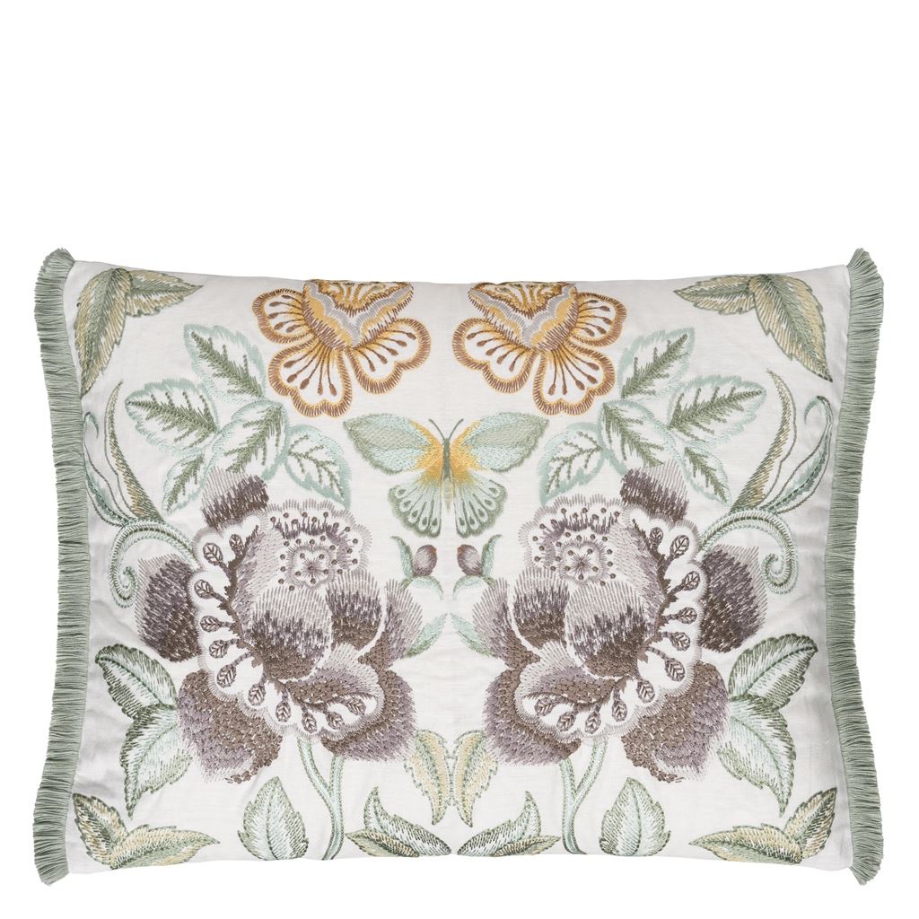 Isabella Embroidered Cameo Cushion
