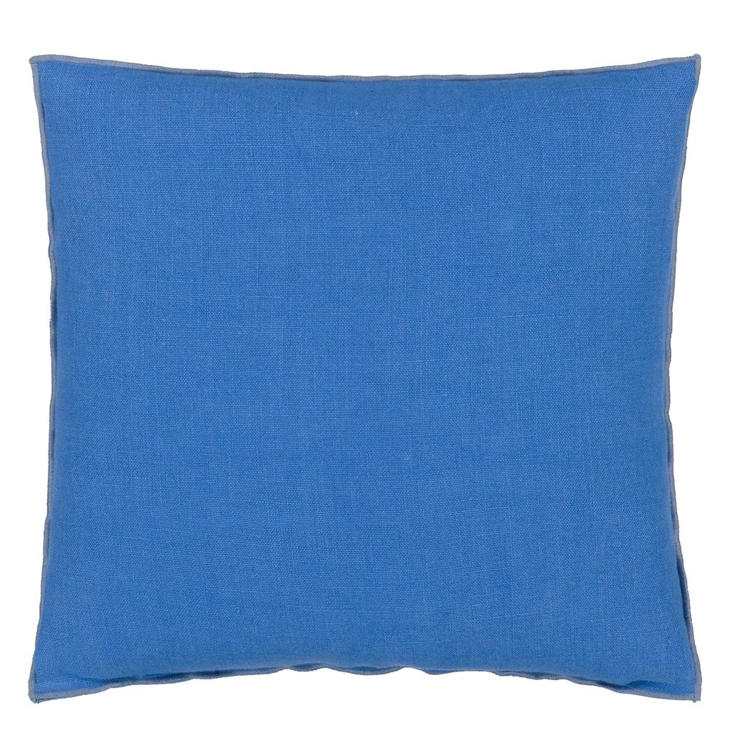 Brera Lino Cornflower & Lapis Cushion