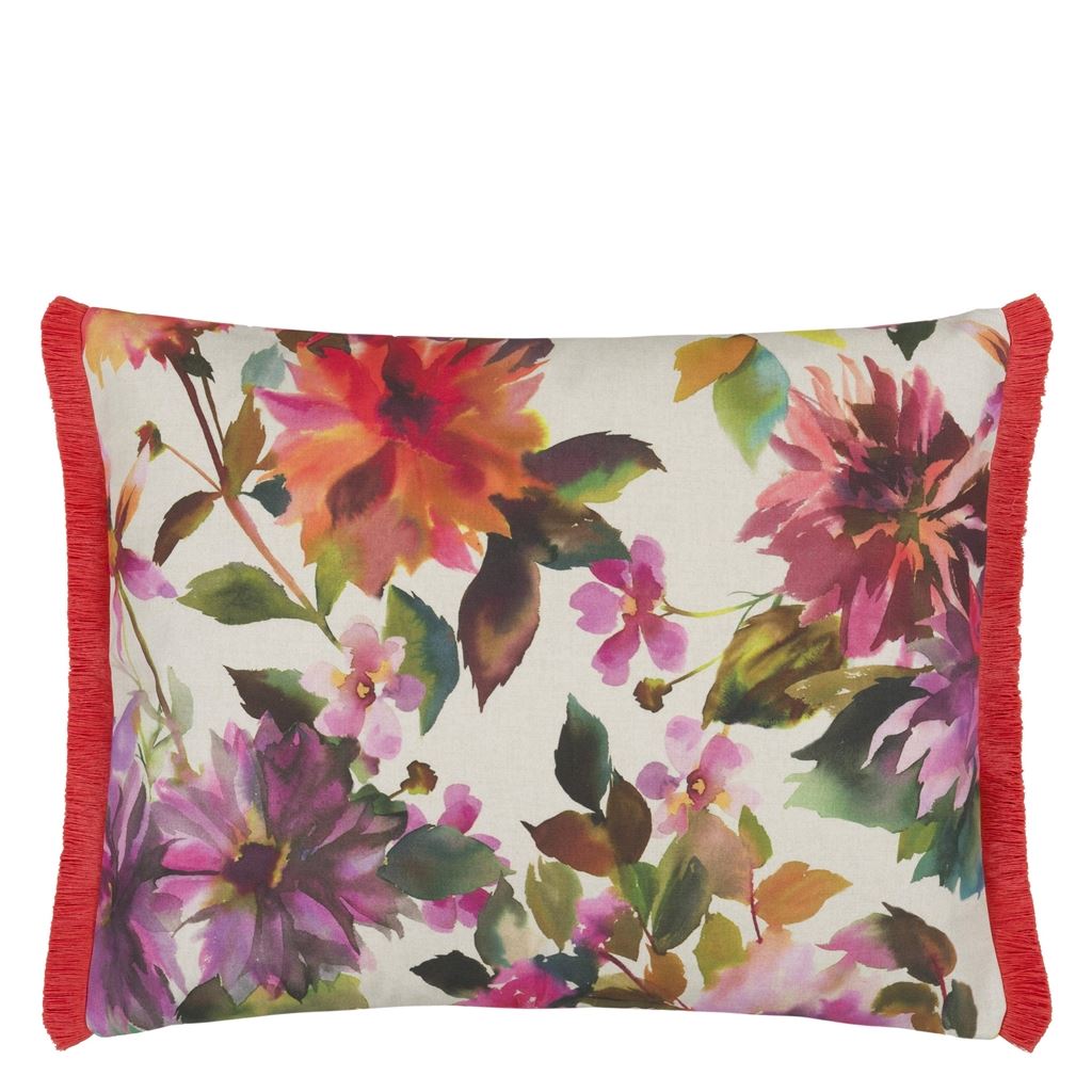 Manchu Fuchsia Outdoor Cushion