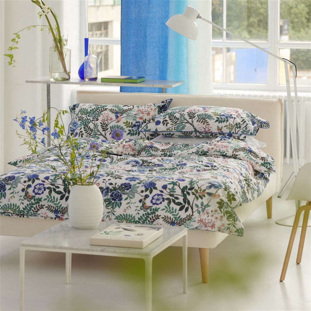 Porcelaine De Chine Cobalt Pillowcases
