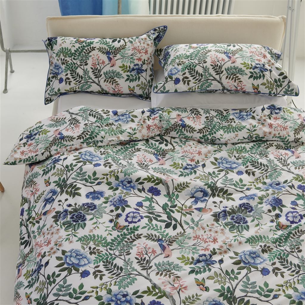 Porcelaine De Chine Cobalt Pillowcases