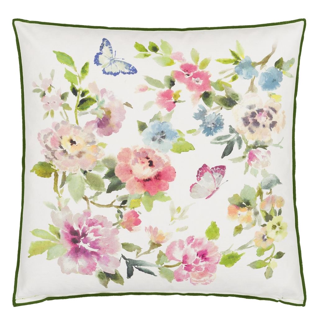 Fiore d'Acqua Peony Cushion