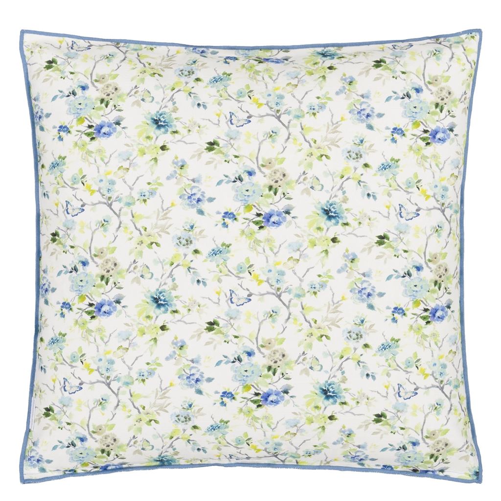 Fiore d'Acqua Delft Cushion - Reverse